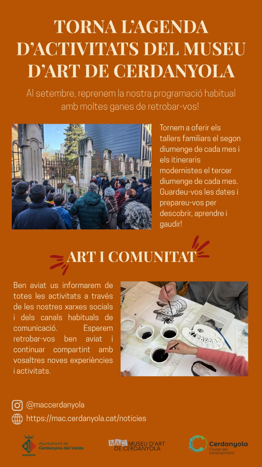 Tornen les activitats culturals del MAC
